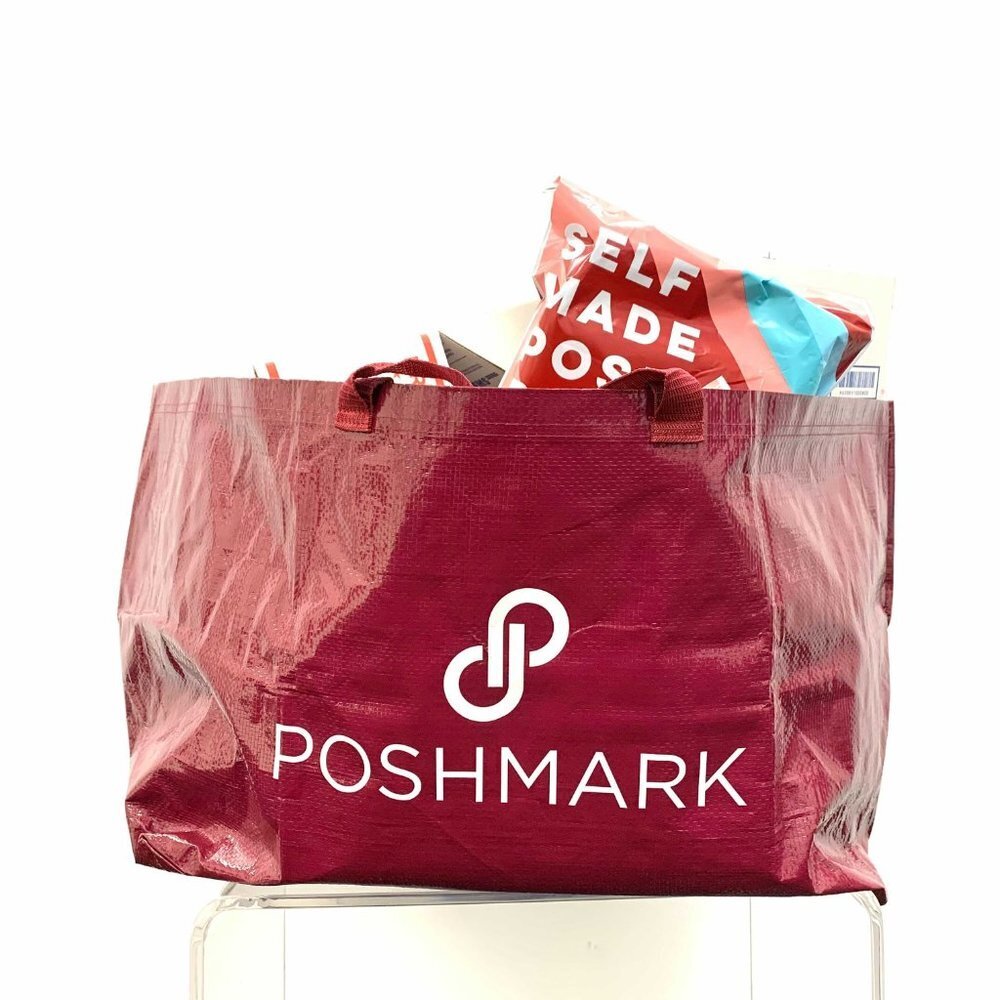 Oversized Double-handle Poshmark Tote.